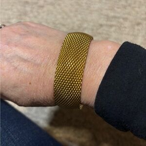 Gold tone Mesh Bracelet for Women